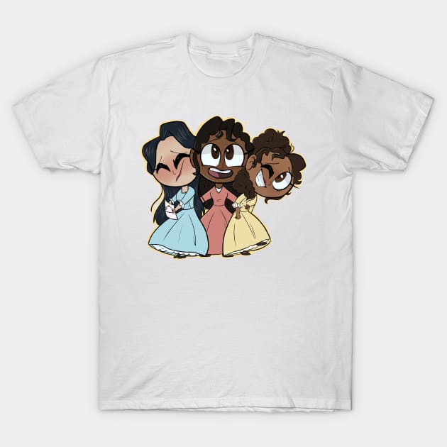 Schuyler Sisters T-Shirt by SpookytheKitty2001